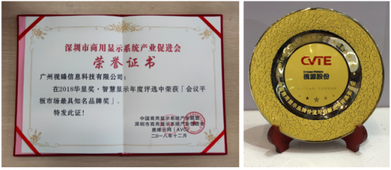 MAXHUB会议平板成中国深圳(国际)智慧显示系统产业应用博览会双料冠军